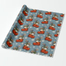 Buscar retro christmas papel de regalo Nostálgico