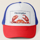 Buscar cangrejos gorras Rojo