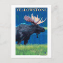 Buscar original verticales postales Alce