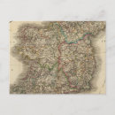 Buscar mapa de irlanda postales Mano