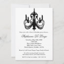 Buscar candelabro invitaciones Blanco