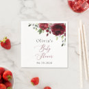 Buscar flores rojas servilletas Para ella