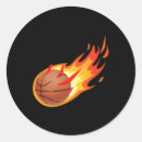 Buscar bola de fuego pegatinas Baloncesto