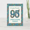 Buscar 95 años tarjetas Flores