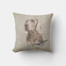 Buscar perro del weimaraner cojines Gris