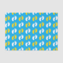 Buscar amarillo y blanco papel de seda Para niños
