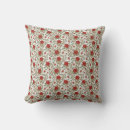 Buscar flores rojas cojines Floral vintage