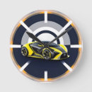 Buscar automotriz relojes de pared Coche deportivo