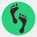 Buscar huella pegatinas Dedos de pie