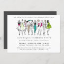 Buscar tienda de ropa invitaciones Desfile de moda