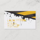 Buscar precaución tarjetas de visita Peligro