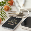 Buscar de oro rectangulares llaveros General y unisex