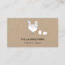 Buscar granja del huevo tarjetas de visita Gallina