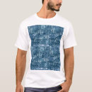 Buscar tribal azul camisetas Patrón