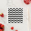 Buscar zigzag blanco y negro servilletas Chevron