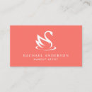 Buscar cisne tarjetas de visita Minimalista