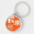 Buscar kanji japonés llaveros Felicidad