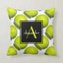 Buscar pelota de tenis cojines Monograma