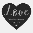 Buscar corazones plateados pegatinas Ducha de novia