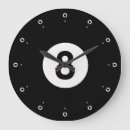 Buscar bolas piscina de relojes de pared Novato