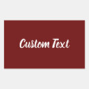 Buscar rojo rectangulares pegatinas General y unisex