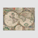 Buscar mapa del mundo papel de seda Tejido