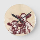 Buscar toro relojes de pared Animales