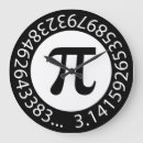 Buscar número pi relojes de pared Geek