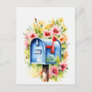 Buscar flores femeninas postales Acuarela