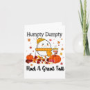 Buscar humpty dumpty tarjetas Otoño