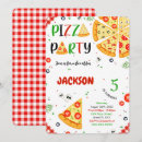 Buscar de pizza invitaciones Cualquier niño