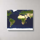 Buscar mapa del mundo lienzos Norteamérica