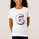 Buscar número 6 camisetas Cumpleaños