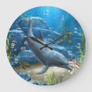 Buscar amante la tortuga de relojes de pared Delfines