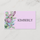 Buscar bouquet tarjetas de visita Rústico