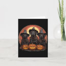 Buscar esqueletos del perro tarjetas Hojas de otoño