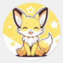 Buscar kawaii fox pegatinas Feliz