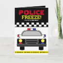 Buscar oficial de policía tarjetas Para niños