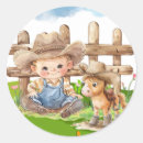 Buscar cowboy baby shower pegatinas Caballo