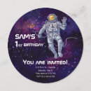 Buscar del astronauta invitaciones de cumpleaños Galaxia