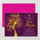 Buscar diseño de la estrella invitaciones Mitzvah de murciélago