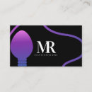 Buscar electricista comercial tarjetas de visita Bombilla