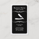 Buscar maquinilla afeitar de tarjetas de visita Estilista