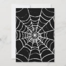 Buscar araña gótica invitaciones Negro