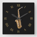 Buscar jazz music relojes de pared Saxofón