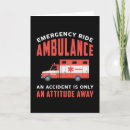 Buscar paramédico tarjetas Conductor de ambulancia