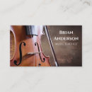 Buscar profesores tarjetas de visita Violín