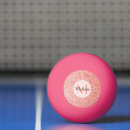 Buscar brillante pelotas de ping pong Monograma