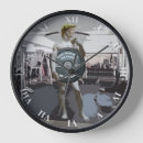 Buscar el bodybuilding relojes de pared Gimnasio