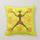 Buscar diseños africanos cojines Naranja